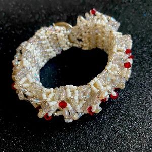 Hand Sewn Elegant Wedding Bracelet